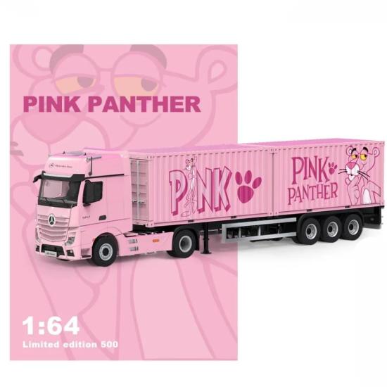 Cool Car CC 1/64 Mercedes-Benz Actros Container Truck Pink Panther Livery