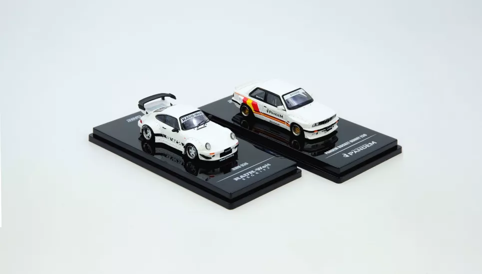 BMW e30 M3 - Porsche RWB 930 - Diecast Con Madrid 2026 Event Edition