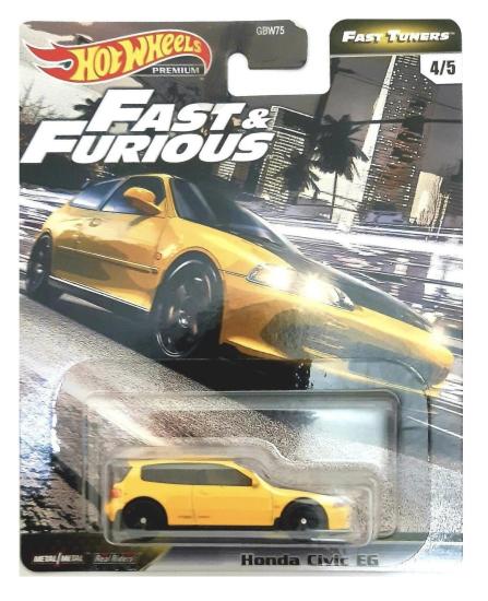 Hot Wheels - Honda Civic Eg - Fast & Furious - Fast Tuners