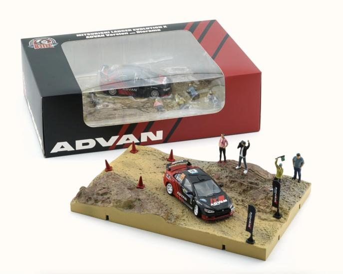 BM Creations - Mitsubishi lancer evolution x advan version with diorama