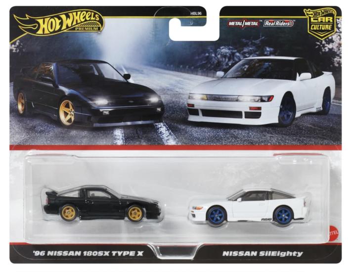 Hot Wheels Car Culture Premium Nissan 180 Sx - Nissan Sileighty