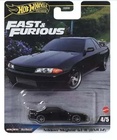 Hot Wheels - Nissan Skyline GT-R BNR32 - Fast Furious - HNW46