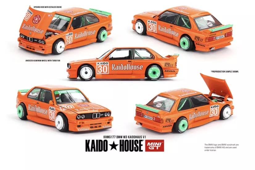 177 BMW e30 M3 Kaidohouse - Turuncu - Jelatini Açık