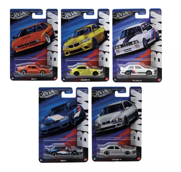  Hot Wheels Silver Series GRT01-979N BMW 5’li Set