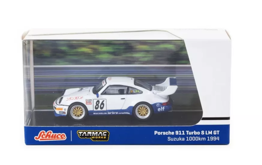 Schuco - Tarmac Works - Porsche 911 Turbo S LM GT Suzuka 1000 Km 1994