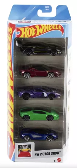 HOT WHEELS HW MOTOR SHOW 5-PACK (2025)