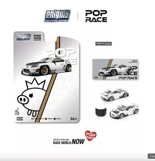 PANDEM GR86 - CRYSTAL WHITE PEARL PRE014