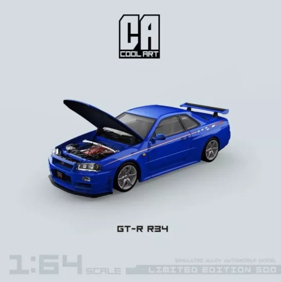 Nissan Skyline GTR R34 - CA646309 - Plexi Glass