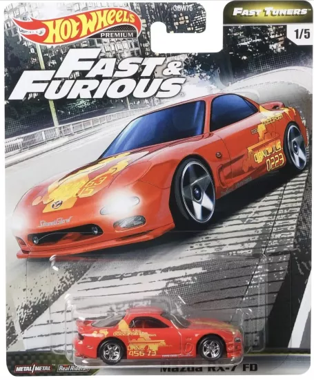 Hot Wheels Premium Fast Tuners Mazda Rx-7 FD - Fast & Furious