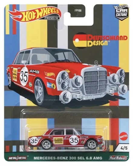 Hot Wheels Premium  Mercedes - Benz 300 Sel 6.8 AMG - Deutschland Design