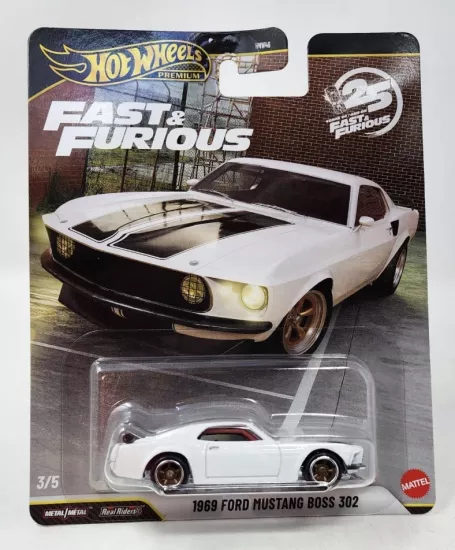 Hot Wheels Premium - 1969 Ford Mustang Boss 302 25th