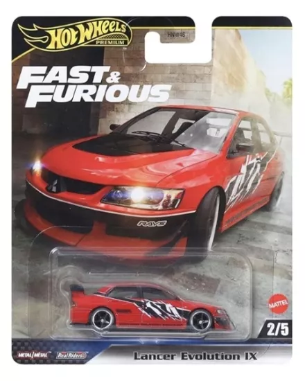 Hot Wheels Premium - Mitsubishi Lancer Evolution X - Fast & Furious
