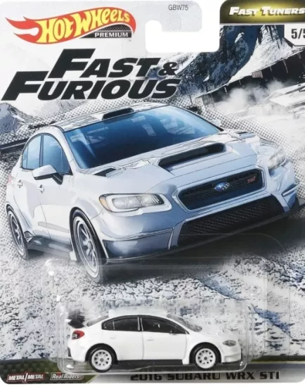 Hot Wheels Premium 2016 Subaru WRX STI - Fast Tuners