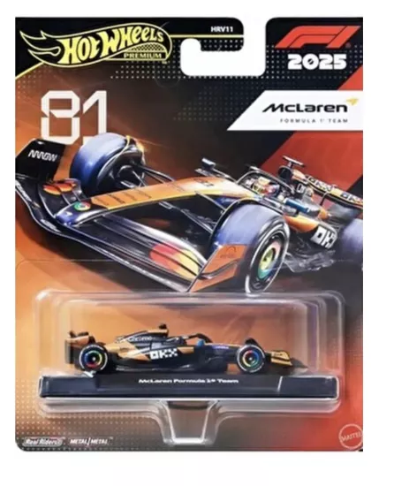 Hot Wheels Premium - Formula 2025 McLaren #81