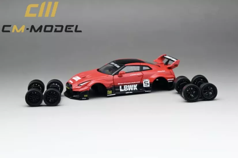 LB Silhouette Works GT Nissan 35 GT-RR - Red No.5