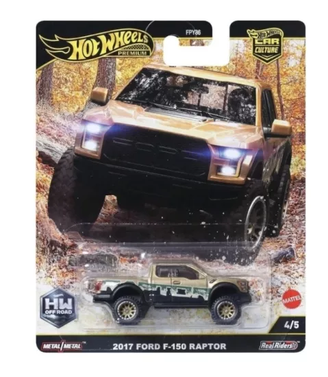 Hot Wheels Premium - 2017 Ford F-150 Raptor