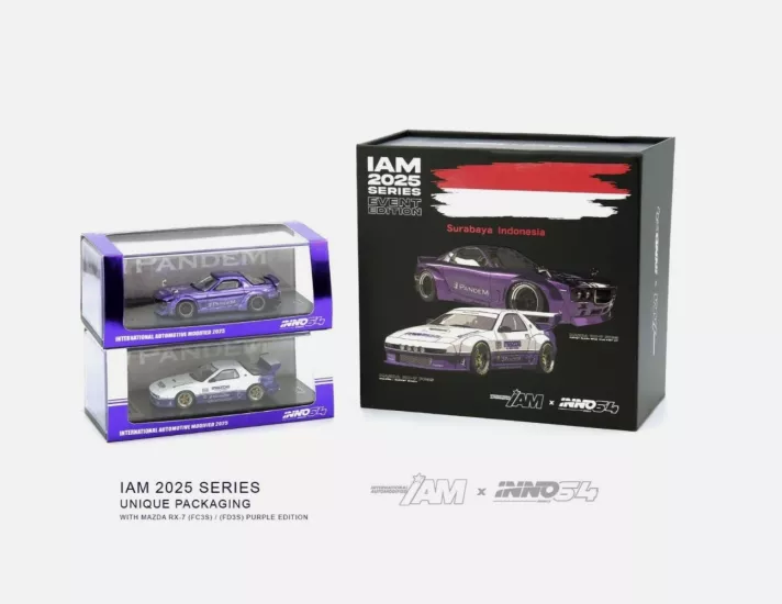 IAM2025 Event Edition x Inno64 - Singapore - Mazda Rx-7C3S & Mazda Rx-7 FD3S