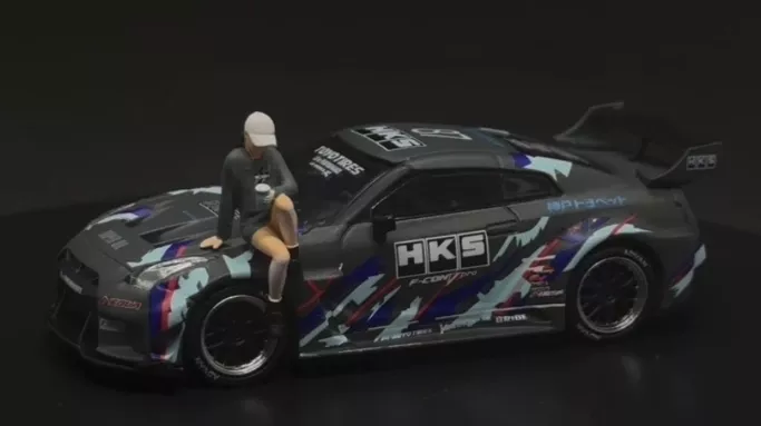 Time Micro - Nissan GTR R35 - HKS - Figürsüz Açık Jelatin