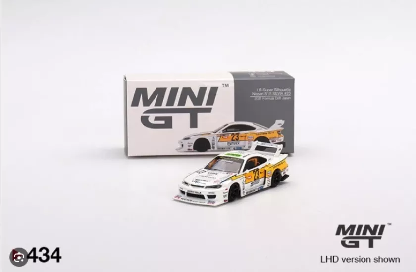 LB-Super Silhouette Nissan S15 Silvia #23 - 2021 Formula Drif Japan - #434 - Açık Jelatin