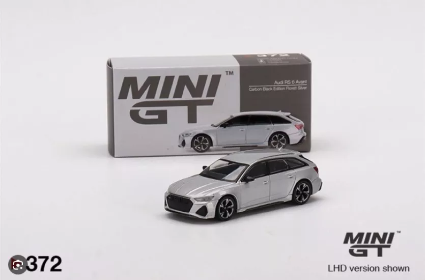Audi RS 6 Avant - Carbon Black Edition Florett Silver #372 - Açık Jelatin