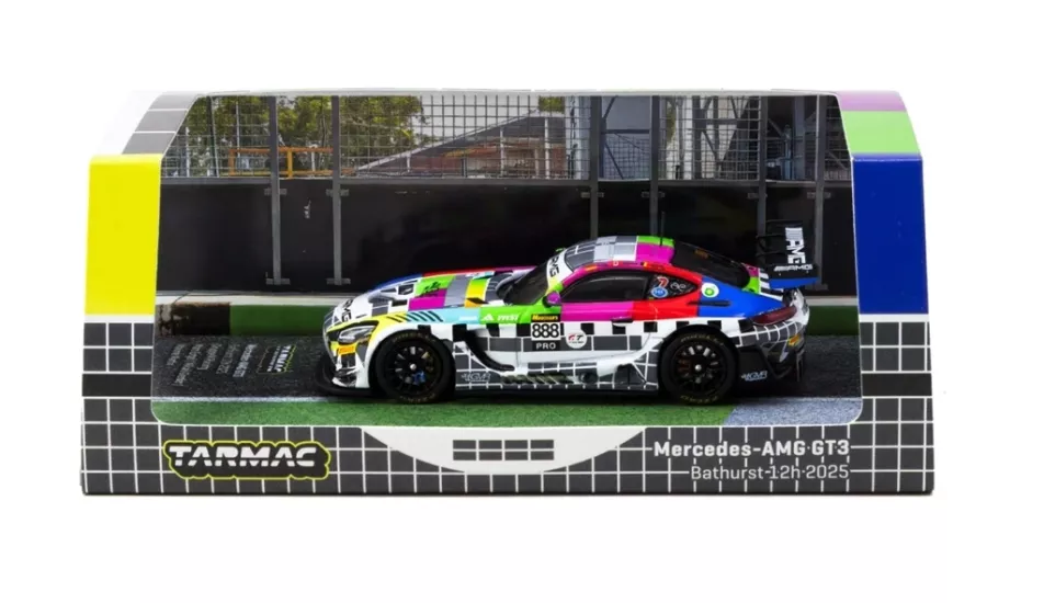 Tarmac Works 1/64 Mercedes-AMG GT3 Bathurst 12h 2025 GruppeM Racing Maro Engel / Mikaël Grenier / Maxime Martin T64-062-25BH888