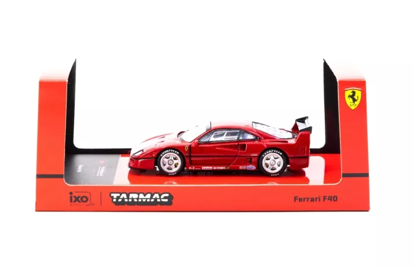Tarmac Works 1/64 Ferrari F40 Red - Tarmac Works X iXO Models T64R-076-RE2