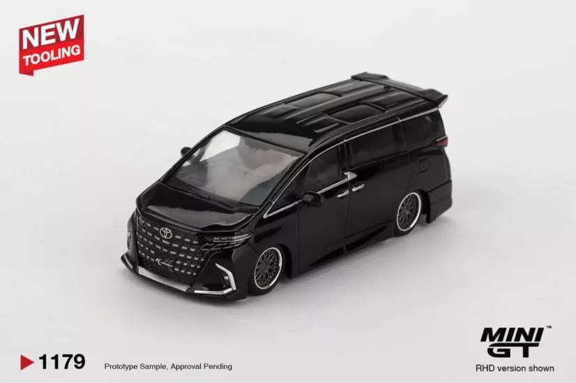 Mini GT 1/64 Toyota Alphard 40 KUHL Black MGT01179