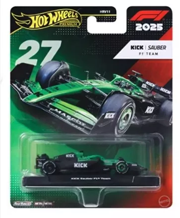 Hot Wheels Premium - Formula 2025 Kick Sauber F1 Team #27