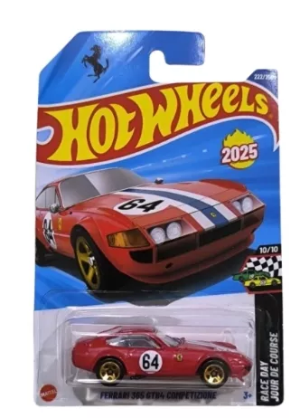Hot Wheels Ferrari 365 GTB Competizione - Kırmızı - Uzun Kart
