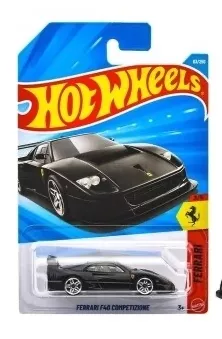 Hot Wheels Ferrari F40 Competizione - Siyah - Uzun Kart