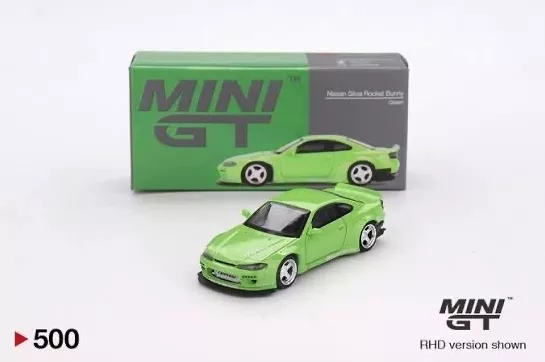 Mini GT - Nissan Silvia Rocket Bunny - Green