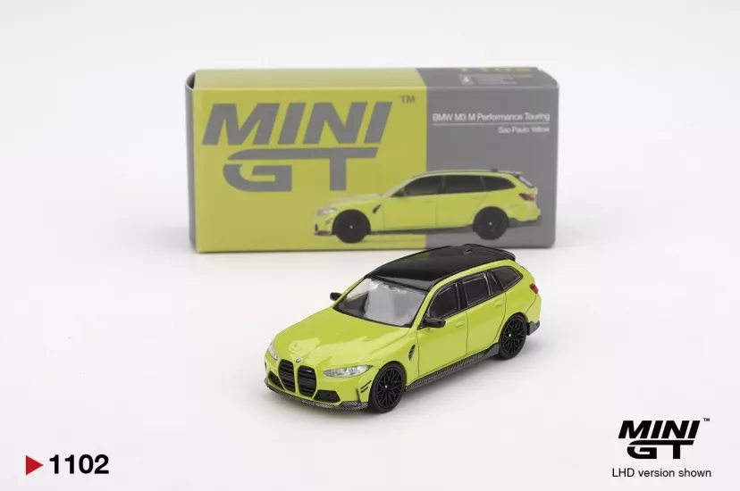 Mini GT - BMW M3 M Performance Touring - Sao Paulo Yellow