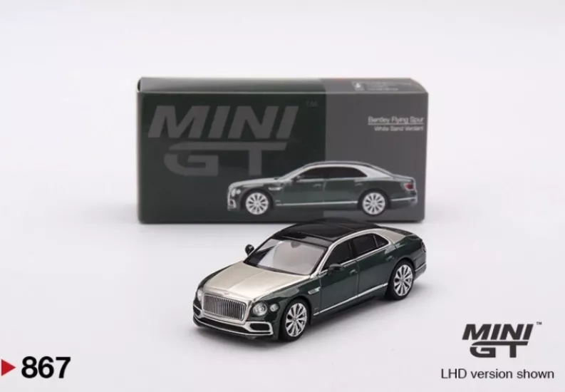 Mini GT - Bentley Flying Spur - White Sand Verdant