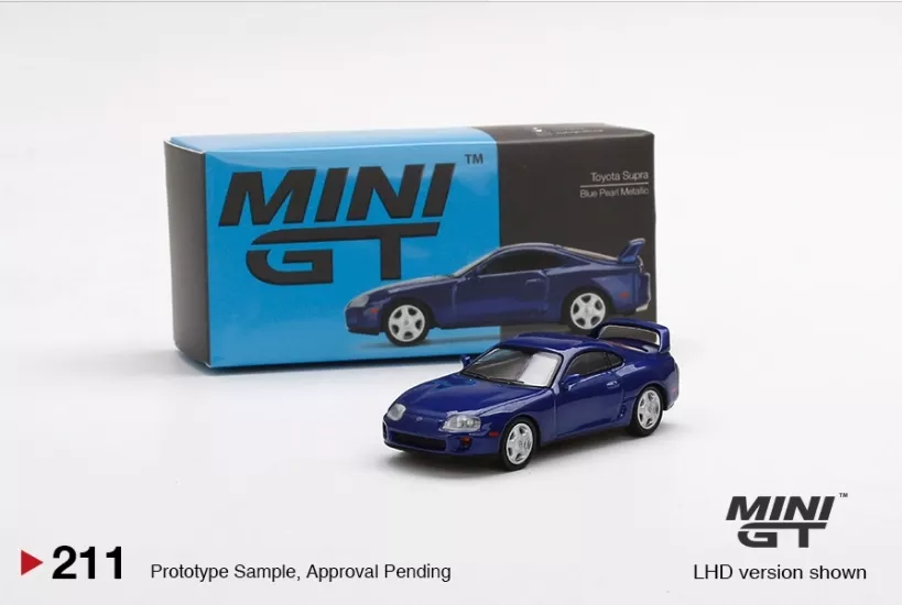 Mini GT - Toyota Supra Blue Pearl Metallic - #211