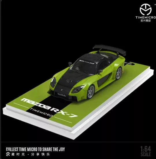Time Micro - Mazda Rx-7 Veilside Black Green Nor. Ver. - TM645811