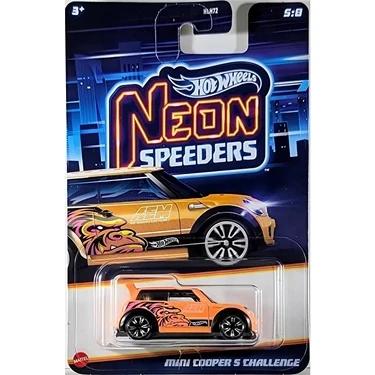 Hot Wheels Silver - Mini Cooper S Challenge - Neon Speeders