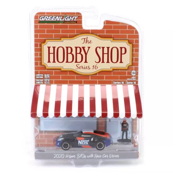 The Hobby Shop Series 16- 2020 Nissan 370z with Race Car Driver 97160-F