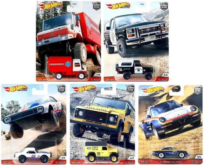 Wild Terrain 5’li Set Hot Wheels Premium