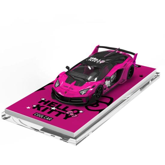 Lamborghini GT Evo Hello Kitty Deep Pink Figure Vers.