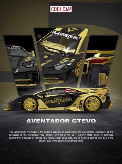 LAMBORGHINI GT EVO V5 BLACK GOLD CC643831