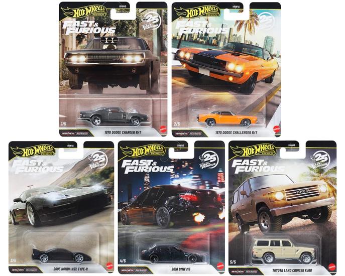 Fast Furious 5’li Set - HW Premium