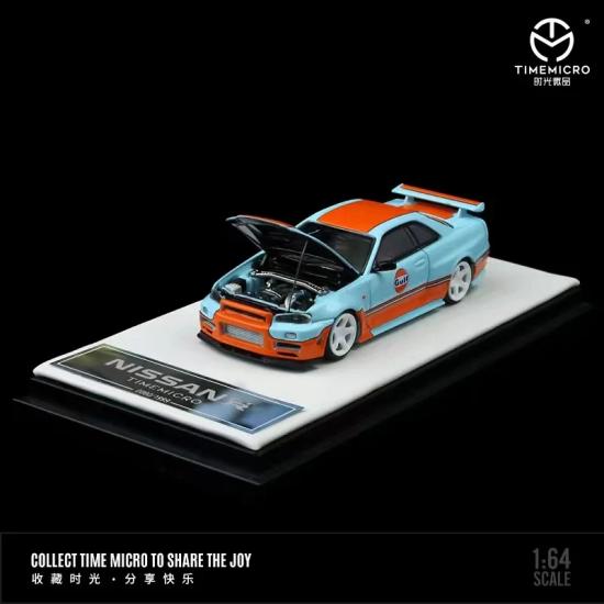 Time Micro Nissan Skyline R34 Gulf Oil - TM643414