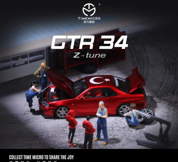 Time Micro Türkiye Özel Seri - Nissan Gtr R34 - Porsche 911 Gt3 RS - BMW e30 M3