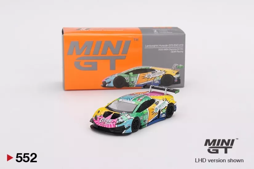 Lamborghini Huracan GT3 Evo #19 2020 IMSA Daytona 24 Hrs Gear Racing - Açık Jelatin