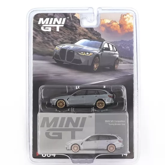 Mini GT 1/64 BMW M3 Competition Touring Brooklyn Grey - Blister Paket MGT00864-BL