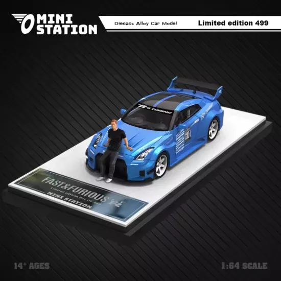 Mini Station -  Fast Furious - Nissan Skyline GTR R35 Brian O’Conner Figure Version
