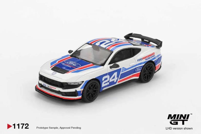 Mini GT 1/64 Ford Mustang Dark Horse #24 Ford Performance Racing School MGT01172