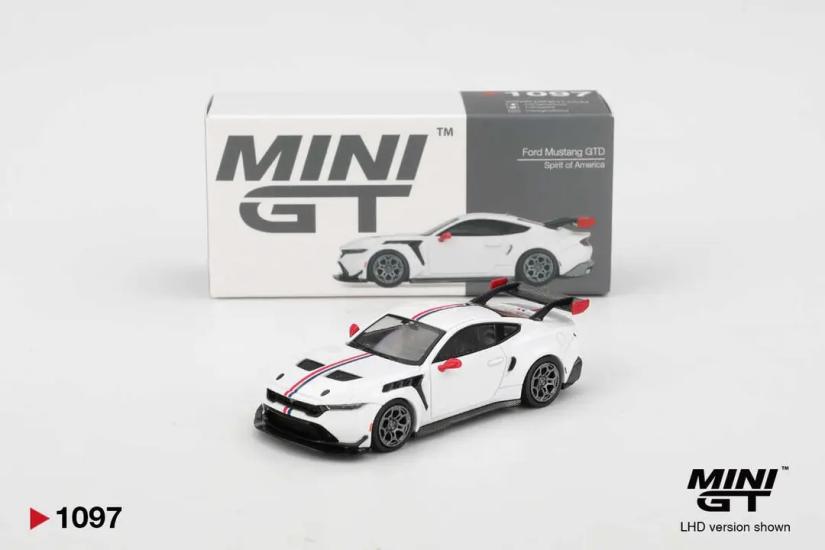 Mini GT 1/64 Ford Mustang GTD Spirit of America MGT01097