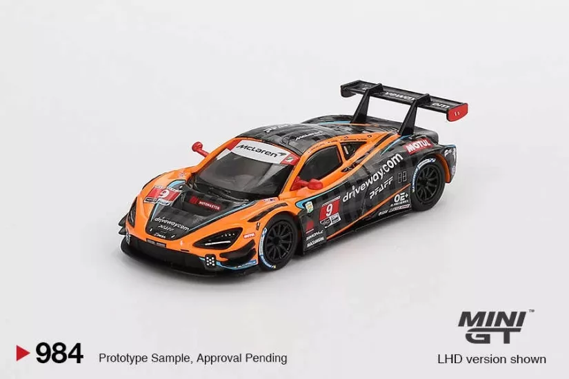 MİNİ GT Mini GT 1/64 McLaren 720S GT3 Evo Pfaff Motorsports 2024 IMSA Daytona 24 Hrs MGT00984