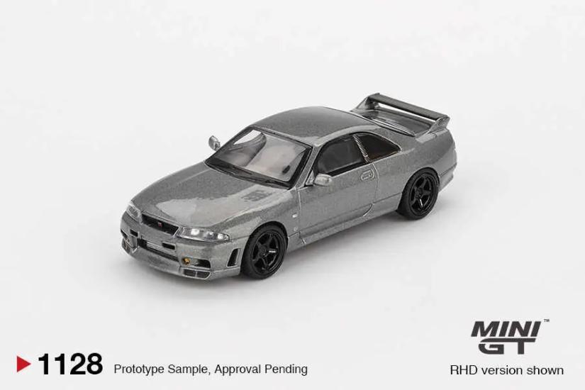 Mini GT 1/64 NISSAN Skyline GT-R Dark Metal Gray (NISMO BCNR33 CRS Version) MGT01128